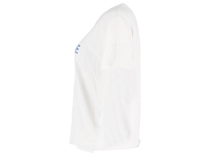 Camiseta estampada Saint Laurent Babylone 55 en algodón blanco - vista 2