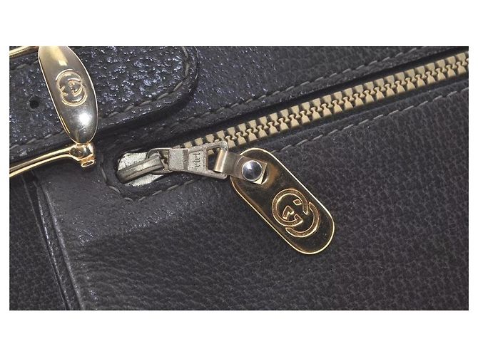 Gucci Borsa a mano in pelle GG Running Marrone Verde scuro - vista 5