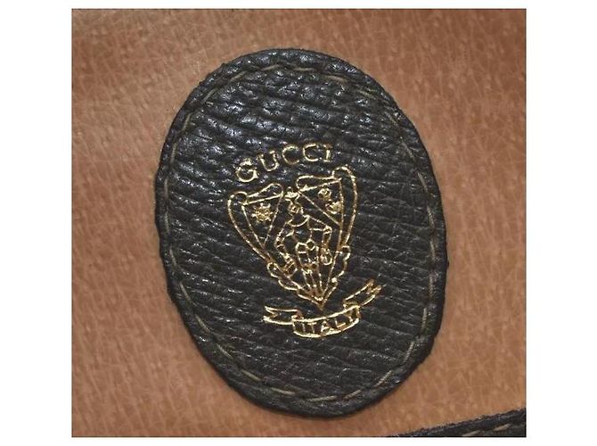 Gucci Borsa a mano in pelle GG Running Marrone Verde scuro - vista 7