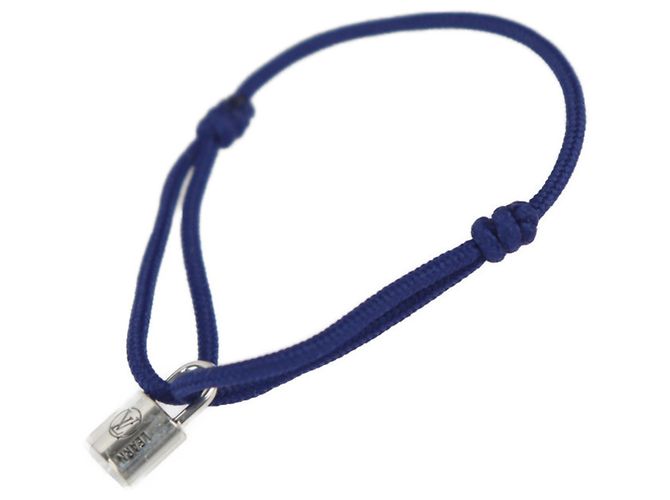 Bracciale Learn Silver Lockit di Louis Vuitton Argento Blu - vista 2