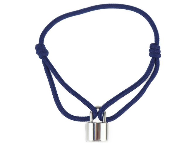 Bracciale Learn Silver Lockit di Louis Vuitton Argento Blu - vista 3