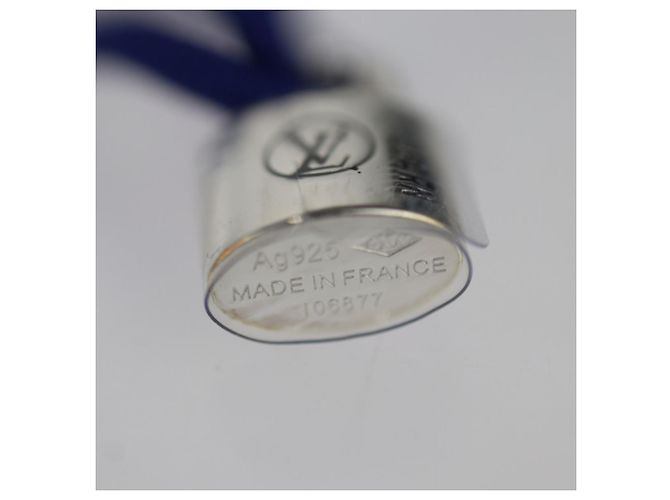 Bracciale Learn Silver Lockit di Louis Vuitton Argento Blu - vista 6