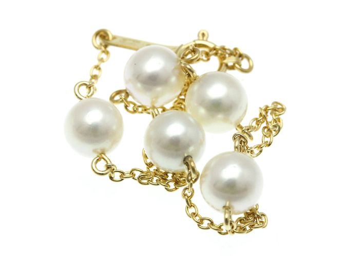 Bracciale charm Tasaki Pearl Station - vista 4