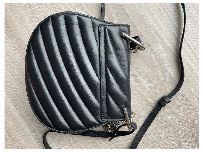 Borsa Bijou Chloé Drew Nera in Pelle Nero - vista 4