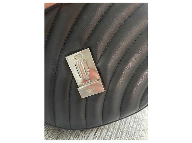 Borsa Bijou Chloé Drew Nera in Pelle Nero - vista 9