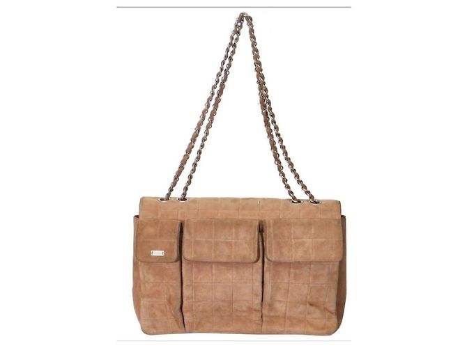 Chanel 2.55 Chocolate bar beige vintage Tasche - Ansicht 2
