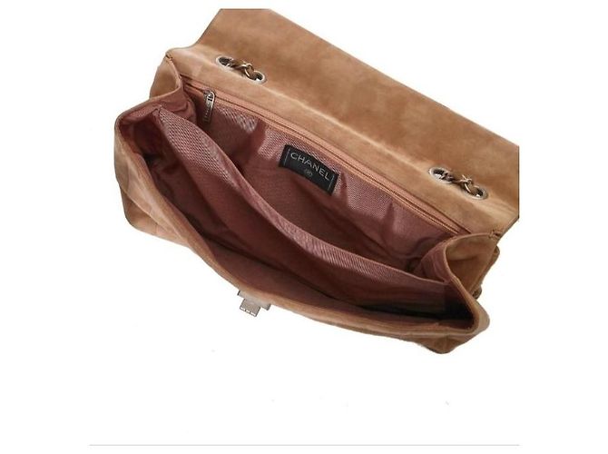 Chanel 2.55 Chocolate bar beige vintage Tasche - Ansicht 7