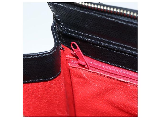 Céline Borsa a mano CELINE in pelle nera e oro Auth 92770 Nero D'oro - vista 21
