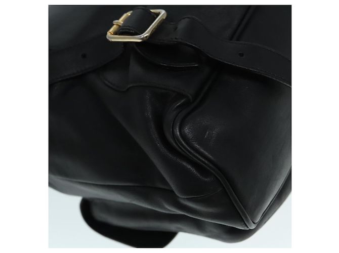 Zaino in pelle Gucci Bamboo nero e oro 008 2058 0016 Auth am6979 D'oro - vista 19