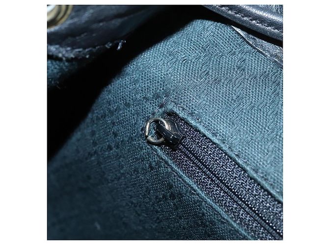 Zaino in pelle Gucci Bamboo nero e oro 008 2058 0016 Auth am6979 D'oro - vista 32