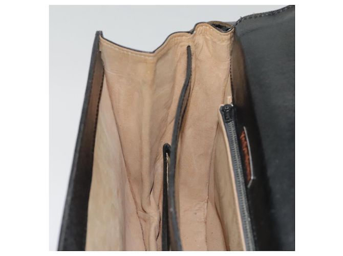 SAINT LAURENT Schultertasche aus schwarzem Leder mit silberner Authentizität bs18524 - Ansicht 20