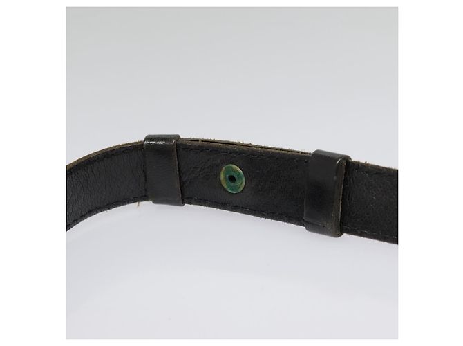 SAINT LAURENT Schultertasche aus schwarzem Leder mit silberner Authentizität bs18524 - Ansicht 8