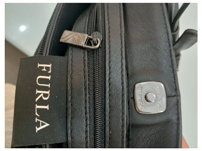 Borsa Furla in pelle nera Nero - vista 3