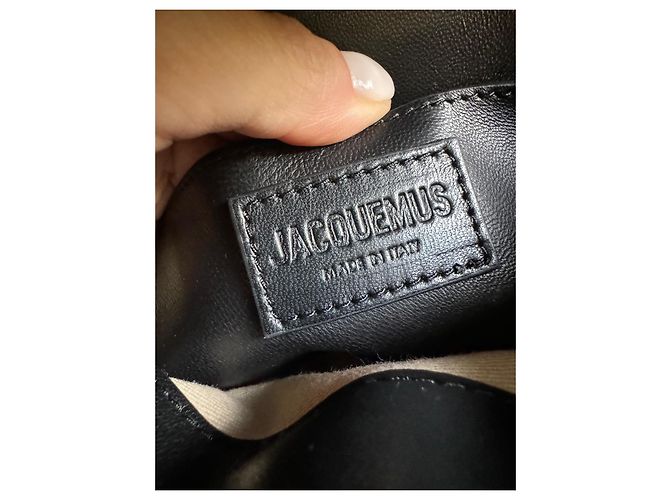 Borsa Jacquemus Bambimou in pelle nera Nero - vista 11