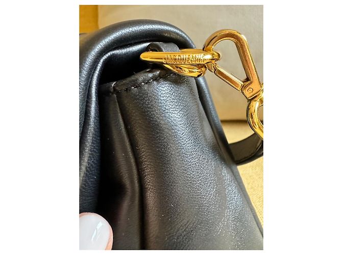 Borsa Jacquemus Bambimou in pelle nera Nero - vista 13