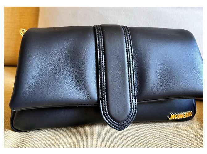 Borsa Jacquemus Bambimou in pelle nera Nero - vista 16