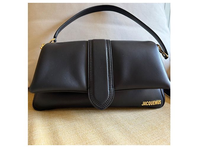 Borsa Jacquemus Bambimou in pelle nera Nero - vista 2