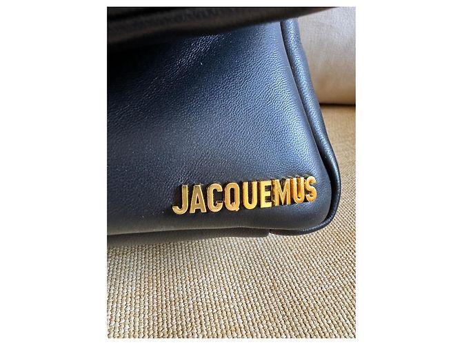 Borsa Jacquemus Bambimou in pelle nera Nero - vista 3