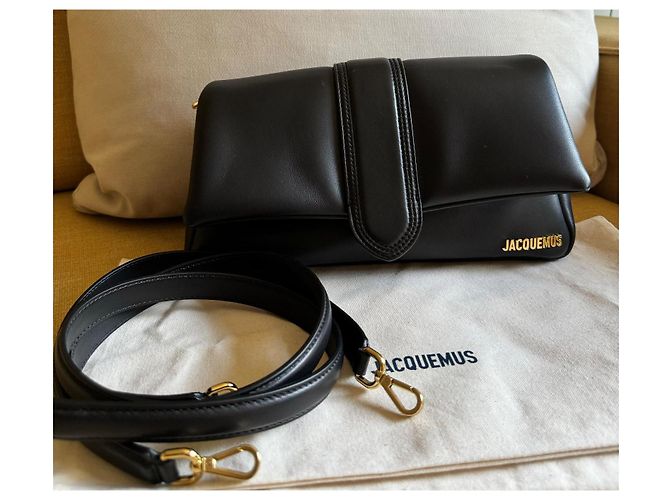 Borsa Jacquemus Bambimou in pelle nera Nero - vista 6