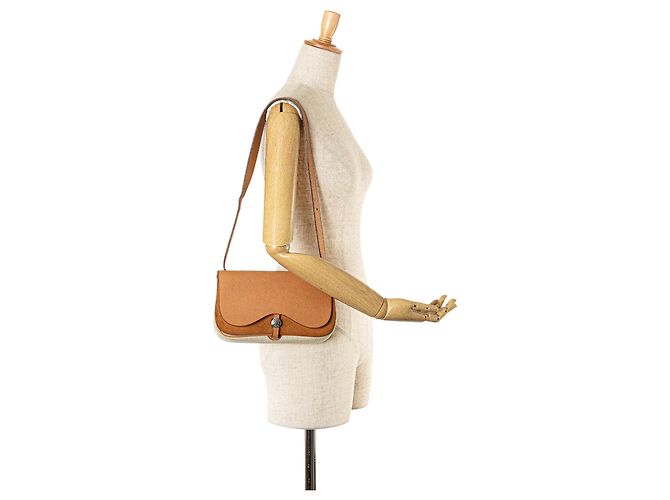Colorado Hermès Borse HERMES T. Pelle Cammello - vista 9