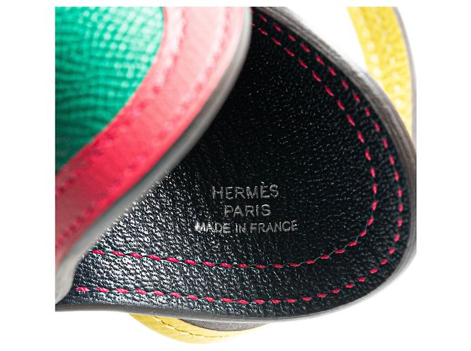 Ring Hermès HERMES Purses, wallets & cases T.  Leather Green - view 3