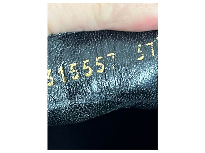 Saint Laurent Stivaletto SL "Parigi" in argento e nero - vista 7