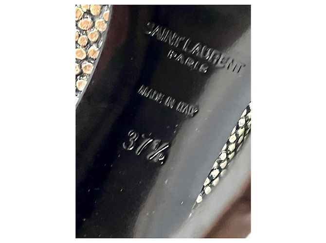 Saint Laurent Stivaletto SL "Parigi" in argento e nero - vista 8