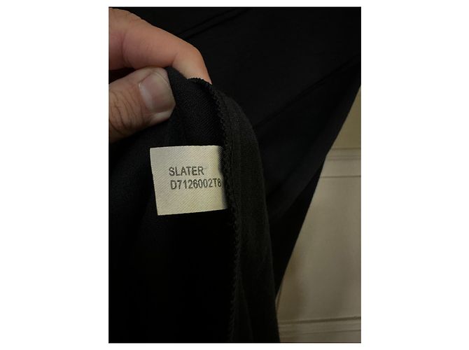 Abito Midi Diane Von Furstenberg Nero in Lana e Seta - vista 5