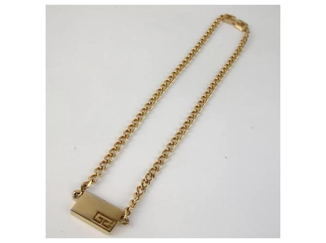 Collar largo con logo Givenchy Dorado - vista 2