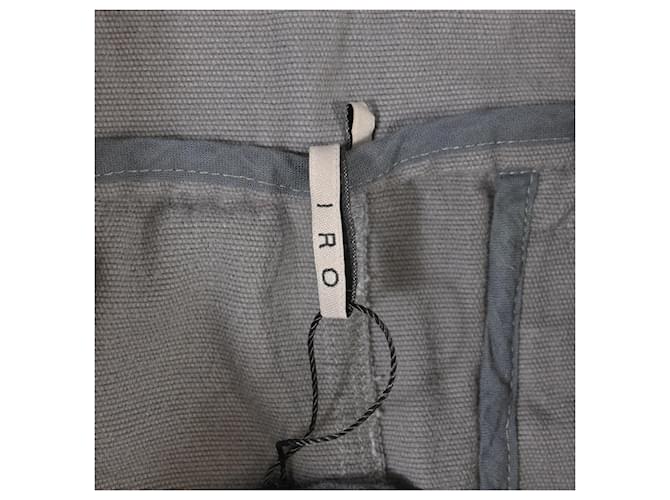 Falda lápiz IRO Mini en algodón gris - vista 4