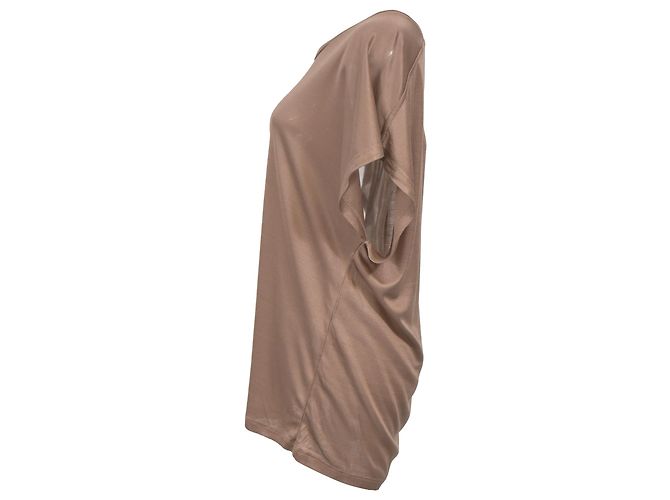 Saint Laurent Dolman-Ärmel-Top aus beigem Polyester - Ansicht 2