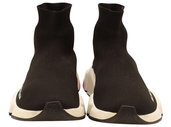 Baskets Speed Balenciaga en polyester noir - vue 2