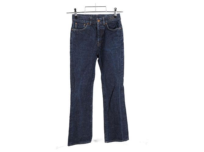 Jeans de pierna ancha de cintura alta Chloé en denim azul - vista 4