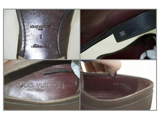 Scarpe eleganti in pelle marrone con punta a cappuccio Louis Vuitton - vista 4