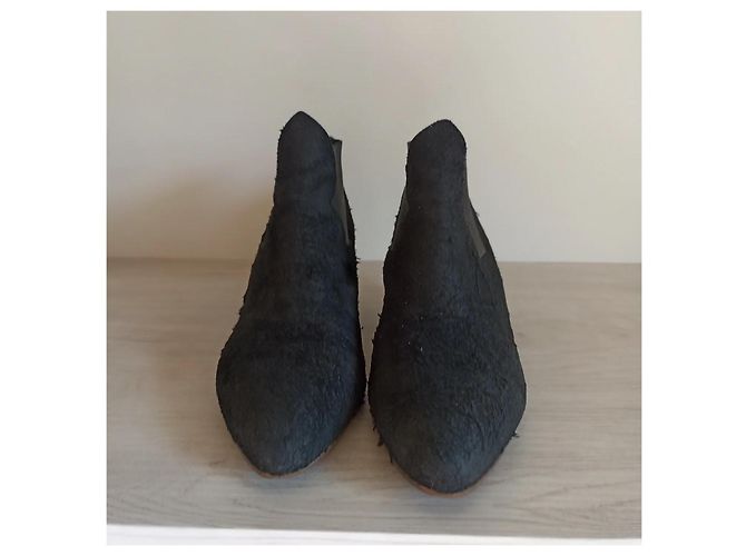 Botines Acne Studios Alma de ante negro - vista 3