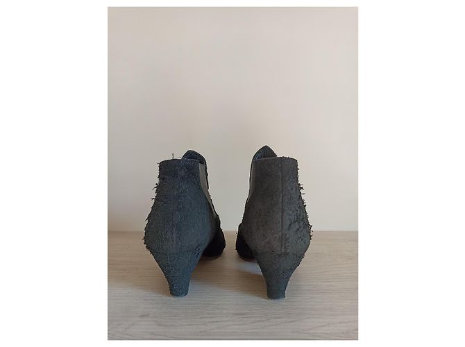 Botines Acne Studios Alma de ante negro - vista 7