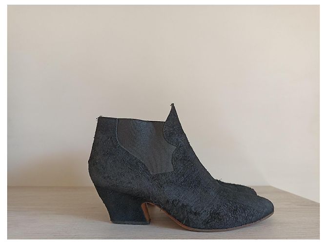 Botines Acne Studios Alma de ante negro - vista 8