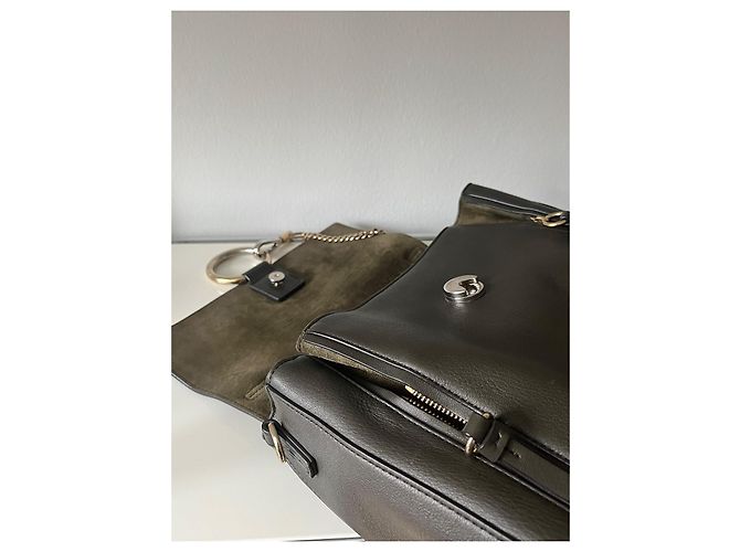 Borsa Chloé FAYE Day Medium Verde Foresta Pelle Verde scuro - vista 10