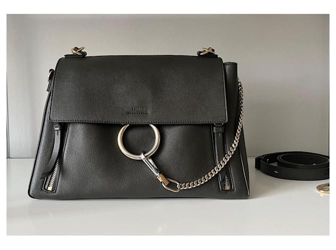 Borsa Chloé FAYE Day Medium Verde Foresta Pelle Verde scuro - vista 2