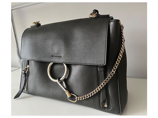 Borsa Chloé FAYE Day Medium Verde Foresta Pelle Verde scuro - vista 3