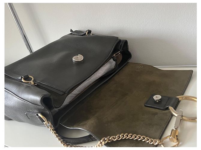 Borsa Chloé FAYE Day Medium Verde Foresta Pelle Verde scuro - vista 7