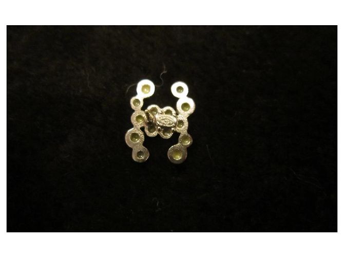 Orecchini Chanel Classic CC Cristal Argento - vista 2