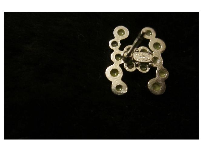 Orecchini Chanel Classic CC Cristal Argento - vista 3