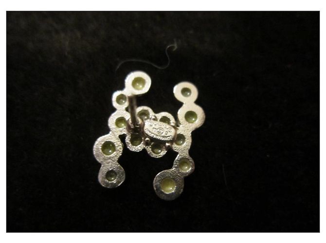 Orecchini Chanel Classic CC Cristal Argento - vista 8