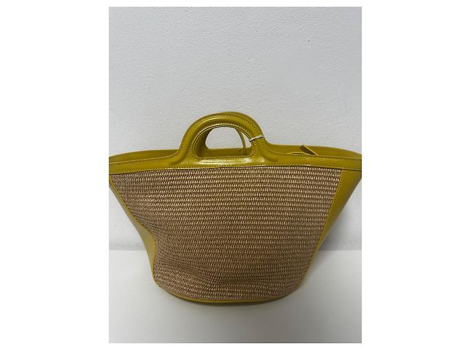 Borsa Marni Tropicalia Beige - vista 3