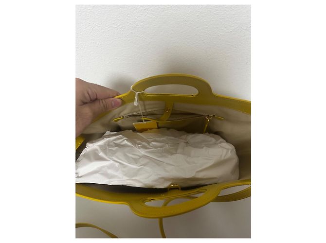 Borsa Marni Tropicalia Beige - vista 4