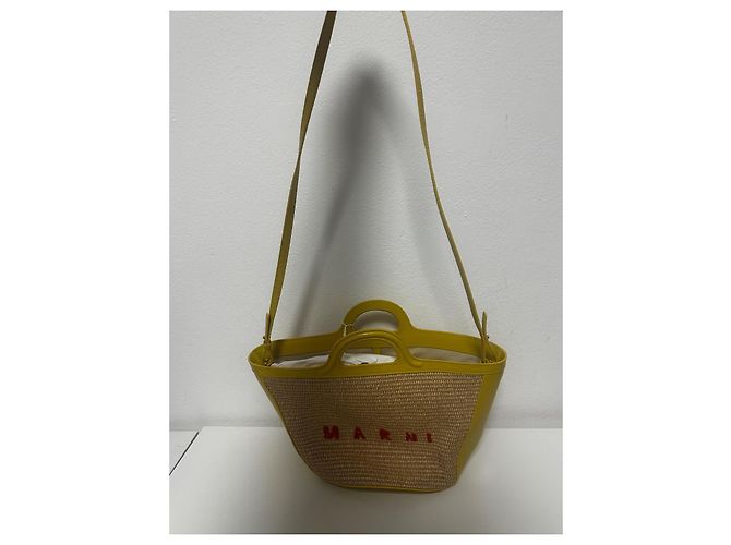 Borsa Marni Tropicalia Beige - vista 7