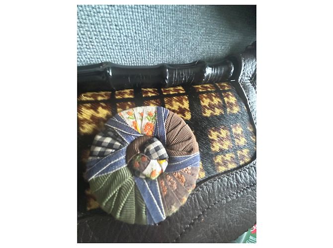 Borsa a mano Kenzo Bamboo in pelle marrone scuro - vista 12