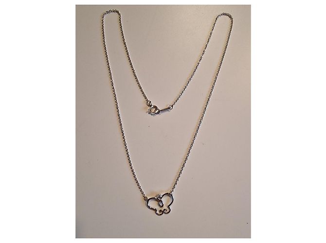 Tiffany & Co Farfalla Paloma Picasso in oro bianco 750/000 e diamante Argento - vista 4