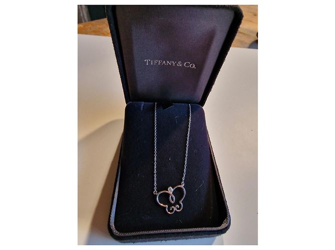 Tiffany & Co Farfalla Paloma Picasso in oro bianco 750/000 e diamante Argento - vista 8